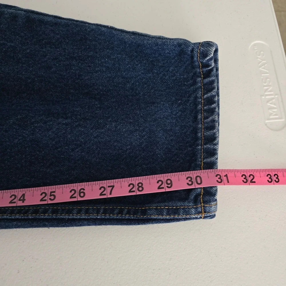 Vintage Levis 550 Mens 42x31 Relaxed Fit Tapered Leg Jeans Dark Wash Made in USA